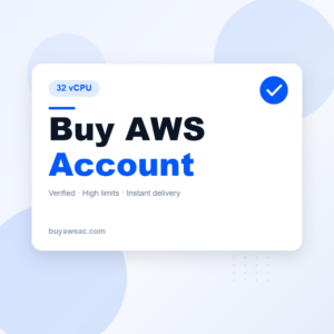 Buy AWS 32 vCPU Account