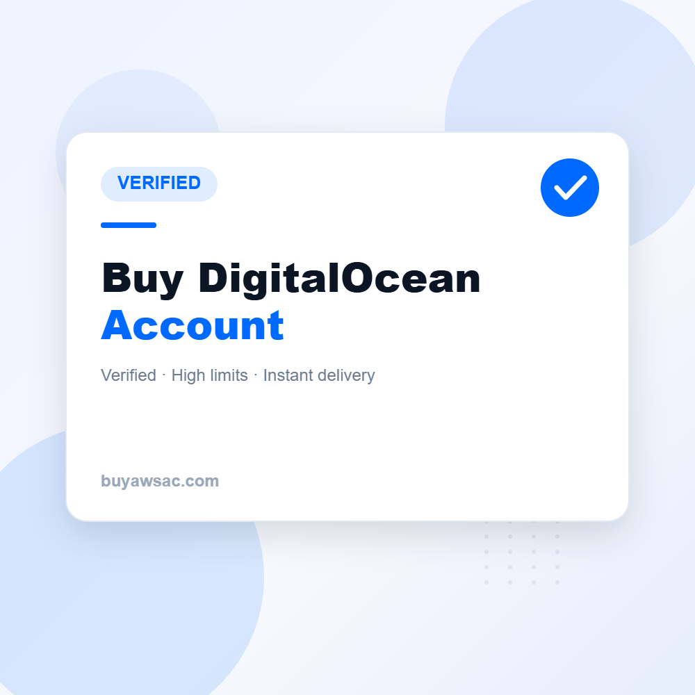 Buy DigitalOcean account