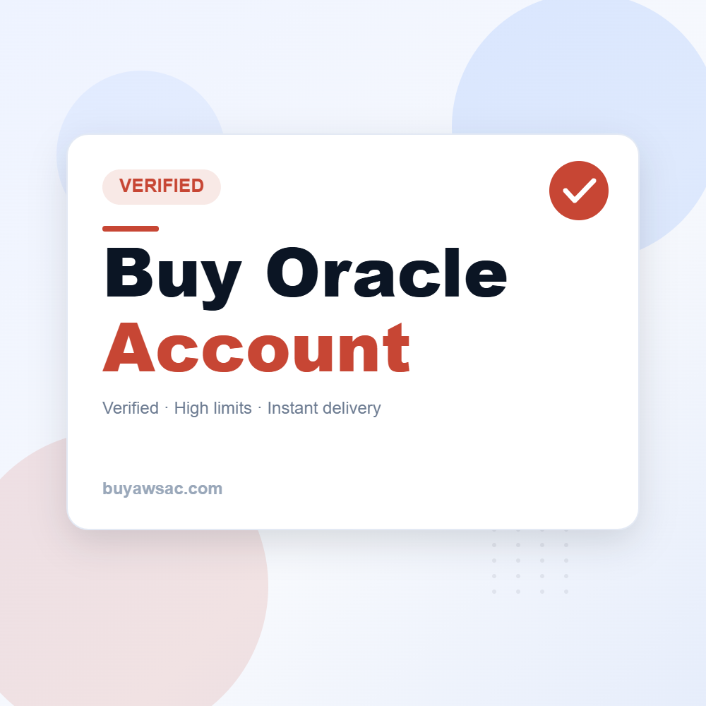 Buy Oracle Cloud account